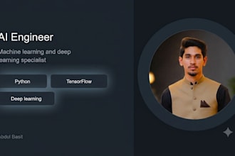 develop ai models using deep learning and computer vision