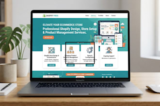 develop shopify store and design