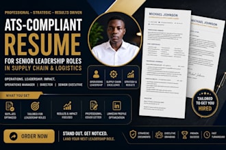 write an ats supply chain and logistics resume