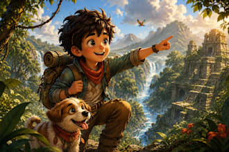 illustrate children story book illustration kids illustration children story