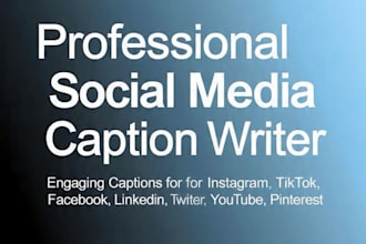 write viral instagram tiktok facebook captions