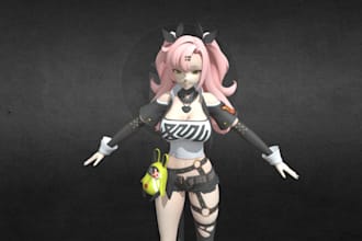 fix, rig 3d model for vrchat, vrm, iclone, koikatsu vroid, anime mmd in blender