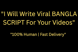 write emotional youtube script that goes viral