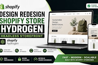 design redesign shopify store hydrogen headless storefront shopify hydrogen