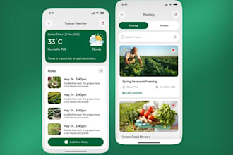 build agriculture app, farm chemical app, land fertilizer app, farm land rental