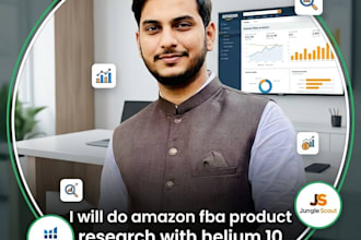 do amazon fba product research with helium 10 and jungle scout