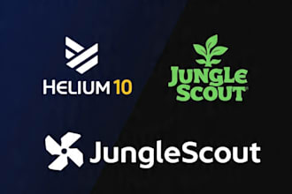 do amazon fba product research with helium 10 and jungle scout