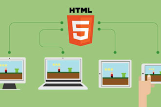 develop HTML5 browser games using phaser 3, javascript, and webgl