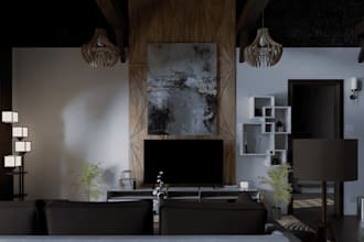 interior visualize the place you live or work in