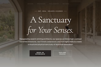 build a responsive fullstack website or landing page