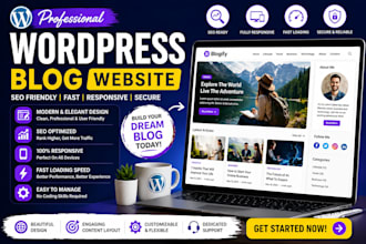build a professional wordpress website with elementor