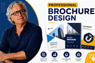 design marketing brochure sales brochure lead magnet PDF company profiles