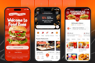 build food delivery app, food waste management, meal planner app, calories app