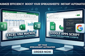 automate excel and google sheets