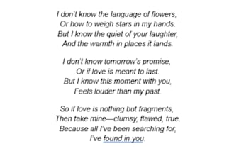 make you proper poems