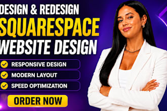 design squarespace website redesign custom squarespace website  development