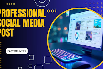 design professional and high quality social media posts