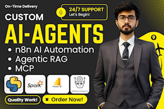 build custom ai agents, n8n workflow automation, mcp, and agentic ai solutions