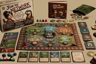 design board game, card game, board game design, tabletop game, box design