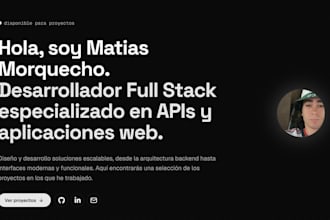create a professional web application