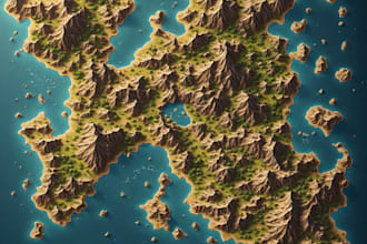 make a fantasy map for your dnd game and fantasy world