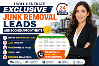 generate exclusive junk removal leads and booked appointments