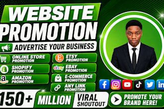 promote your website,  with organic social media marketing and brand growth
