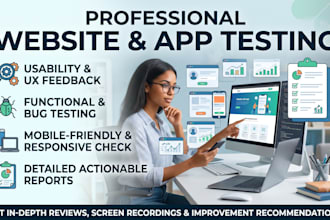 professionally user test your website or app