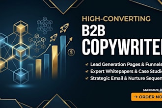 be your professional b2b writer and corporate copywriter