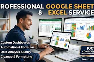 design custom google sheets spreadsheets and automated dashboards