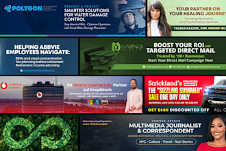 design professional linkedin banner for personal branding