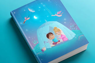 create amazing kids storybook illustrations