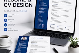design a modern professional resume CV in canva