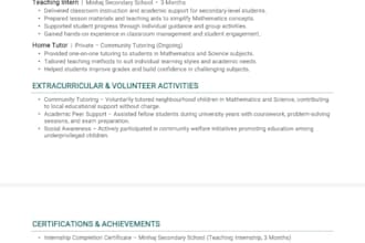 write a professional ats friendly CV and resume