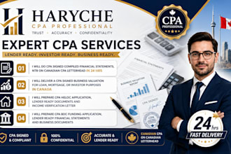 prepare CPA bdc funding application, lender ready financial statement and doc