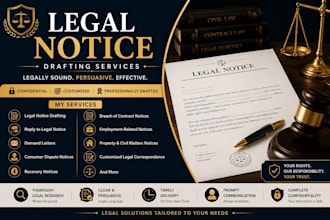draft a professional legal notice and demand letter