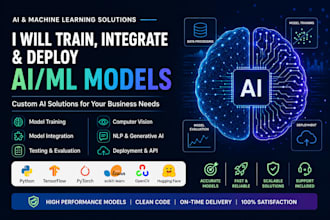 build ai development, integration, ml and python projects