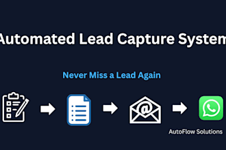 build an automated lead capture and follow up system for your business