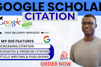 increase google scholar citations, write and publish research articles