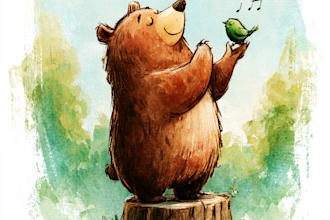 children story book illustration children story book illustration