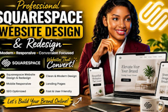 design and redesign squarespace website for business and SEO optimization