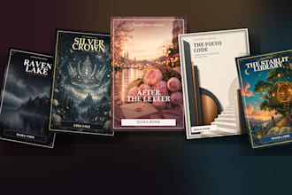 design a professional book cover for ebook or print