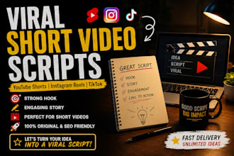 viral youtube shorts, instagram reels and tiktok scripts