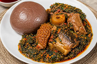 teach you how to make amala and efo