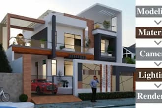 convert sketchup models into photorealistic architectural renderings