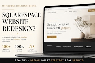 redesign outdated squarespace website design squarespace website develpment
