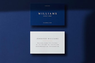 design a professional business card for your brand