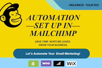 set up mailchimp email automation workflows
