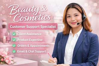 be your customer suport specialist and beauty expertise