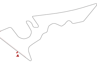 design custom race track svg vectors for laser cutting